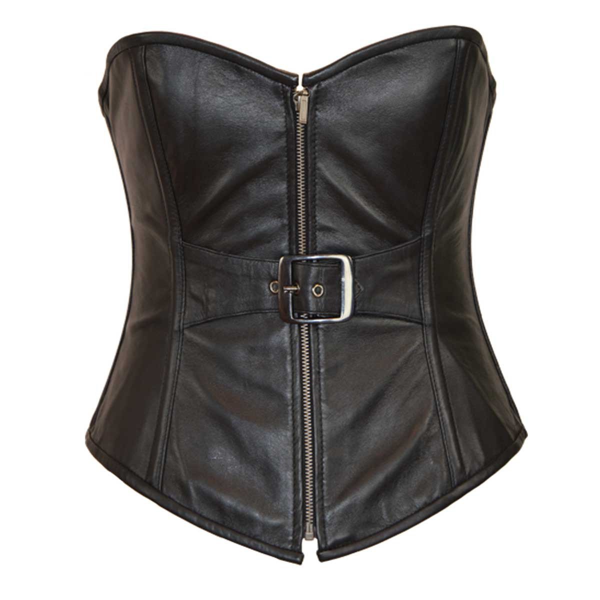 corsetto da donna in pelle